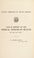 view [Report 1937] / Medical Officer of Health, South Shields County Borough.