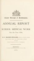 view [Report 1934] / School Medical Officer of Health, Southampton County Borough.