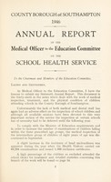 view [Report 1946] / School Medical Officer of Health, Southampton County Borough.