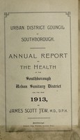 view [Report 1913] / Medical Officer of Health, Southborough U.D.C.