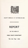 view [Report 1959] / Medical Officer of Health and School Medical Officer of Health, Southend-on-Sea Borough.