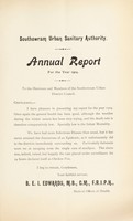 view [Report 1904] / Medical Officer of Health, Southowram U.D.C.