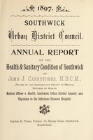 view [Report 1897] / Medical Officer of Health, Southwick U.D.C.