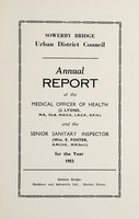 view [Report 1953] / Medical Officer of Health, Sowerby Bridge U.D.C.