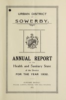 view [Report 1932] / Medical Officer of Health, Sowerby U.D.C.