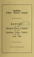 view [Report 1946] / Medical Officer of Health, Spalding U.D.C.