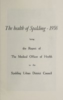 view [Report 1958] / Medical Officer of Health, Spalding U.D.C.