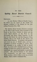 view [Report 1920] / Medical Officer of Health, Spilsby R.D.C.