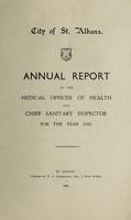 view [Report 1943] / Medical Officer of Health, St Albans City.