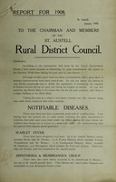 view [Report 1908] / Medical Officer of Health, St Austell R.D.C.