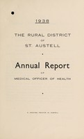 view [Report 1938] / Medical Officer of Health, St Austell R.D.C.