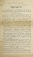 view [Report 1892] / Medical Officer of Health, St Columb Major (Union) R.D.C.
