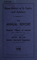 view [Report 1946] / Medical Officer of Health, St Faith's & Aylsham R.D.C.