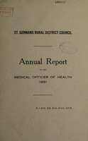 view [Report 1951] / Medical Officer of Health, St Germans R.D.C.