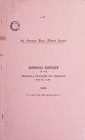 view [Report 1965] / Medical Officer of Health, St Germans R.D.C.