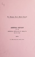 view [Report 1970] / Medical Officer of Health, St Germans R.D.C.