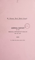 view [Report 1972] / Medical Officer of Health, St Germans R.D.C.