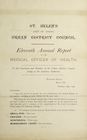 view [Report 1902] / Medical Officer of Health, St Helens (Isle of Wight) U.D.C.