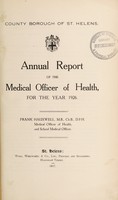 view [Report 1926] / Medical Officer of Health, St Helens County Borough.