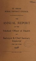 view [Report 1948] / Medical Officer of Health, St Neots R.D.C.