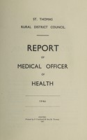 view [Report 1946] / Medical Officer of Health, St Thomas (Exeter) R.D.C.