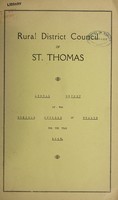 view [Report 1947] / Medical Officer of Health, St Thomas (Exeter) R.D.C.