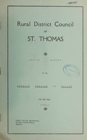 view [Report 1951] / Medical Officer of Health, St Thomas (Exeter) R.D.C.