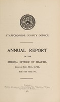 view [Report 1916] / Medical Officer of Health, Staffordshire County Council.