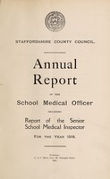 view [Report 1918] / School Medical Officer of Health, Staffordshire County Council.