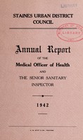 view [Report 1942] / Medical Officer of Health, Staines U.D.C.