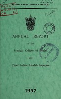 view [Report 1957] / Medical Officer of Health, Staines U.D.C.