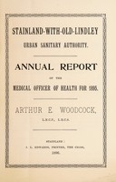 view [Report 1895] / Medical Officer of Health, Stainland-with-Old-Lindley Urban Sanitary Authority.