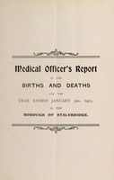 view [Report 1903] / Medical Officer of Health, Stalybridge Borough.