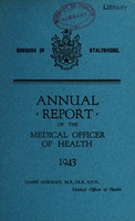 view [Report 1943] / Medical Officer of Health, Stalybridge Borough.