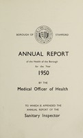 view [Report 1950] / Medical Officer of Health, Stamford Borough.