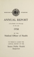 view [Report 1958] / Medical Officer of Health, Stamford Borough.