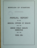 view [Report 1966] / Medical Officer of Health, Stamford Borough.