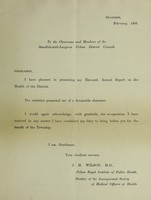 view [Report 1905] / Medical Officer of Health, Standish-with-Langtree U.D.C.