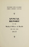 view [Report 1937] / Medical Officer of Health, Standish-with-Langtree U.D.C.