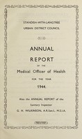 view [Report 1944] / Medical Officer of Health, Standish-with-Langtree U.D.C.