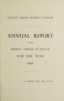 view [Report 1948] / Medical Officer of Health, Stanley (Co. Durham) U.D.C.