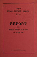 view [Report 1940] / Medical Officer of Health, Stanley (Yorkshire) U.D.C.