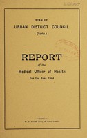 view [Report 1944] / Medical Officer of Health, Stanley (Yorkshire) U.D.C.