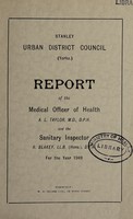 view [Report 1949] / Medical Officer of Health, Stanley (Yorkshire) U.D.C.