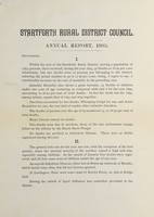 view [Report 1895] / Medical Officer of Health, Startforth R.D.C.