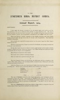 view [Report 1904] / Medical Officer of Health, Startforth R.D.C.