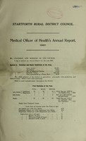 view [Report 1937] / Medical Officer of Health, Startforth R.D.C.