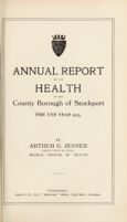 view [Report 1925] / Medical Officer of Health, Stockport County Borough.