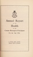 view [Report 1944] / Medical Officer of Health, Stockport County Borough.