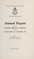 view [Report 1956] / School Medical Officer of Health, Stockport County Borough.